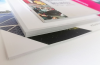 katalog klejony PUR - DL - 99 x 210 mm, okładka - kreda 250 g + środki 130 g, 72+4 str . okładka foliowana 1+0, 250 sztuk